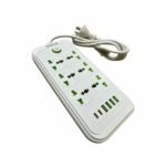 ZAPATILLA PROLONGADOR MULTIPLE ONICA 6 TOMAS + PUERTOS USB