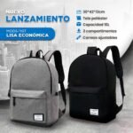 MOCHILA NOTEBOOK XAEA 15.6'' MODS-1107 FASHION GREY - Imagen 2