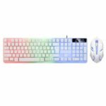 COMBO TECLADO Y MOUSE GAMER XAEA LUMENX MODX-054 WHITE