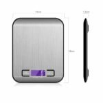 BALANZA DE COCINA ELECTRONIC MODV-001U SILVER - Imagen 2