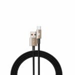 CABLE USB-C XAEA HERA MALLADO 1.5MTS MODX-101 GOLD - Imagen 2