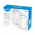 SISTEMA MESH WIFI CUDY M1200 AC1200 (PACK X2)