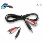 CABLE PLUG 3.5MM A RCA 1.8M NOGANET AC-27