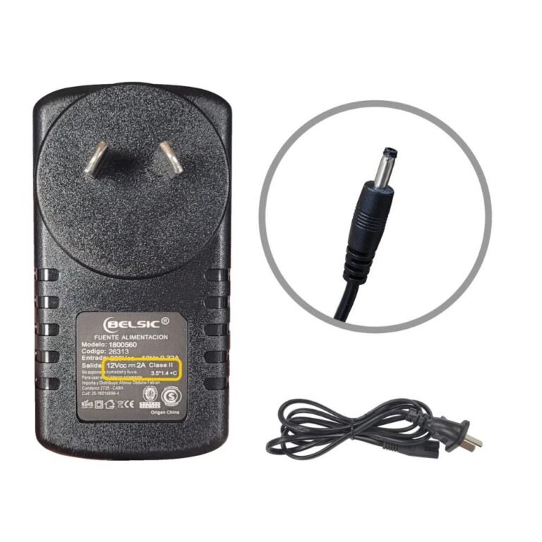CARGADOR BELSIC PIN FINO EXO CLOUDBOOK 12V 2A