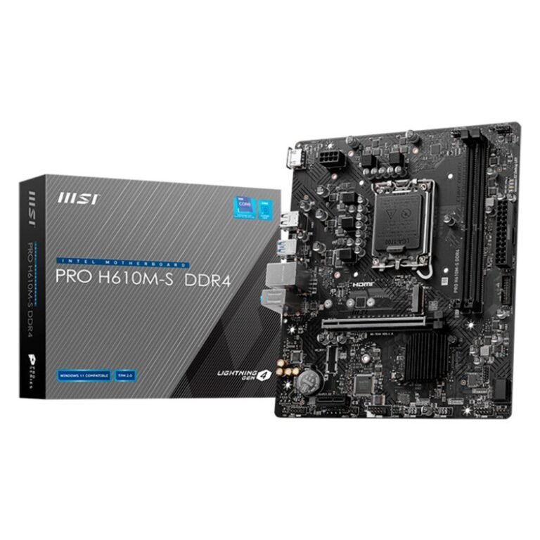 MOTHERBOARD MSI H610M-S PRO DDR4 LGA 1700 DDR4 M-ATX
