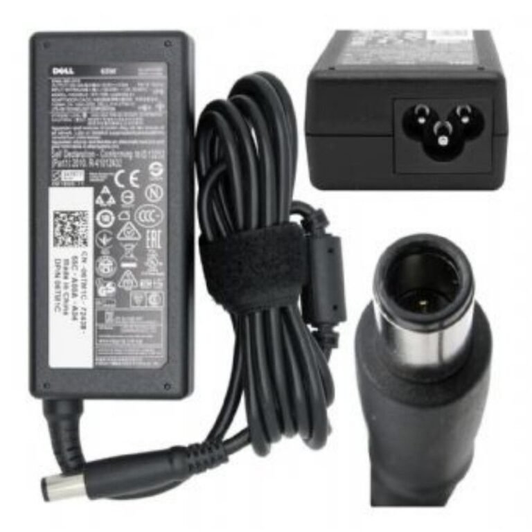 CARGADOR NOTEBOOK DELL PIN TAMBOR 19.5V 3.34A 65W