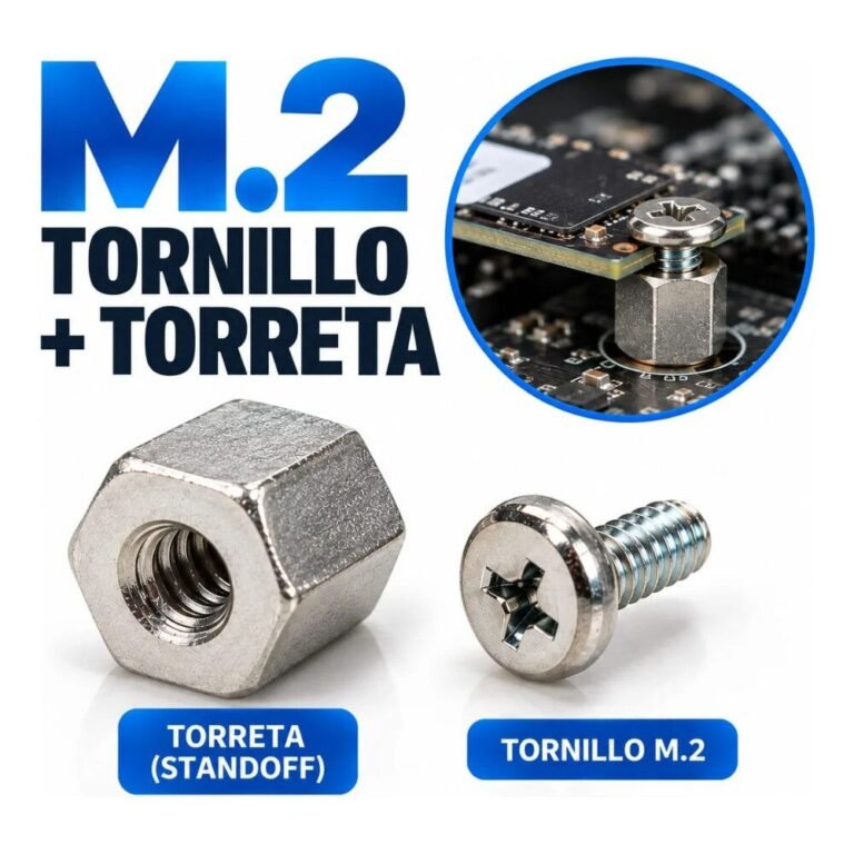 TORNILLO CON SOPORTE PARA DISCOS M.2